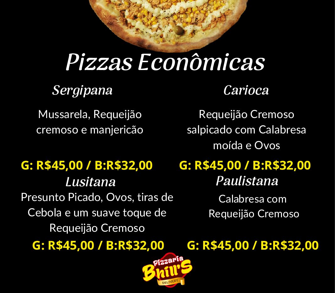 Pizzas Econômicas